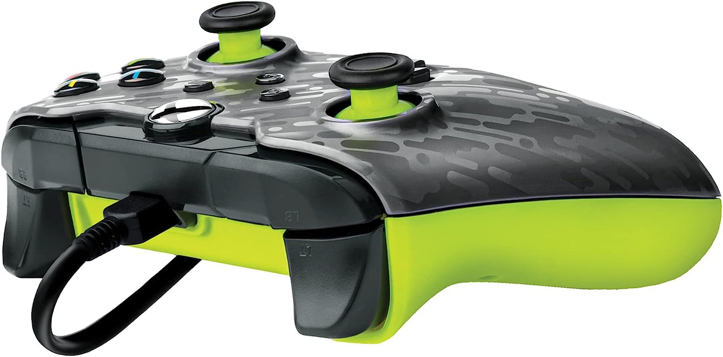 PDP Wired Video Game Controller Electric Carbon for Xbox Series X|S, Gamepad, Xbox One, Officially Licensed