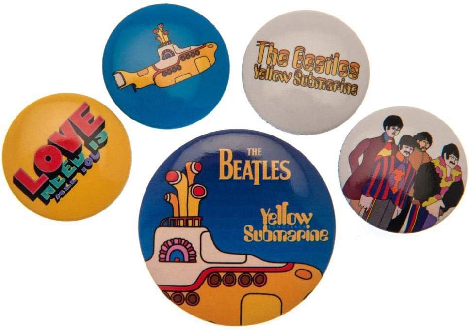 Pyramid International BP80477 The Beatles Yellow Submarine Badge, Multi-Colour, 10 x 12.5 x 1.3 cm
