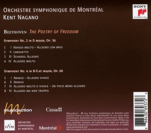 The Poetry of Freedom - Symphonies 2 & 4 - Kent Nagano