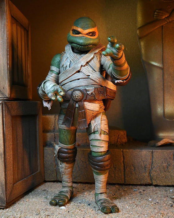 NECA - Universal Monsters vs TMNT - Michelangelo As Mummy Ultimate 7" Action Figure