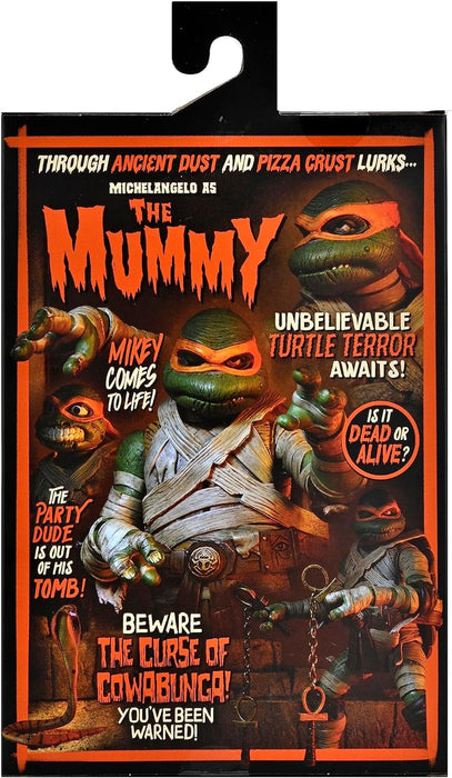 NECA - Universal Monsters vs TMNT - Michelangelo As Mummy Ultimate 7" Action Figure