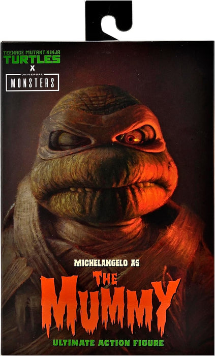 NECA - Universal Monsters vs TMNT - Michelangelo As Mummy Ultimate 7" Action Figure