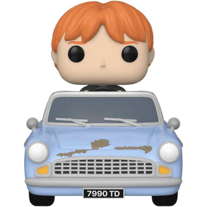 Funko POP! Ride Super Deluxe: Harry Potter Chamber Of Secrets 20th - Ron Weasley With Car - Collectable Vinyl Figure - Gift Idea - Official Merchandise - Toys for Kids & Adults - Movies Fans