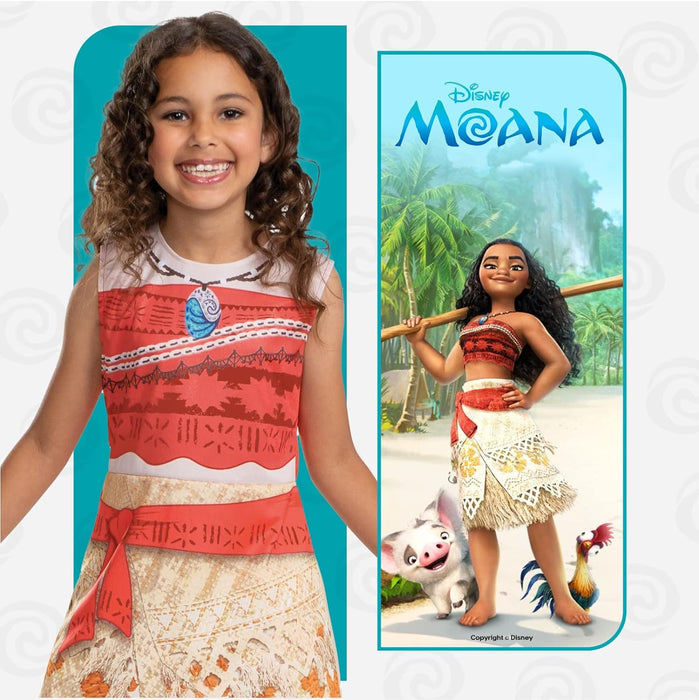 Smiffys Disney Moana Vaiana Basic Plus Costume (Size 3T-4T)