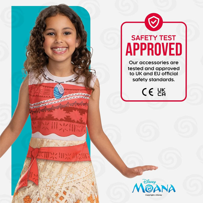 Smiffys Disney Moana Vaiana Basic Plus Costume (Size 3T-4T)