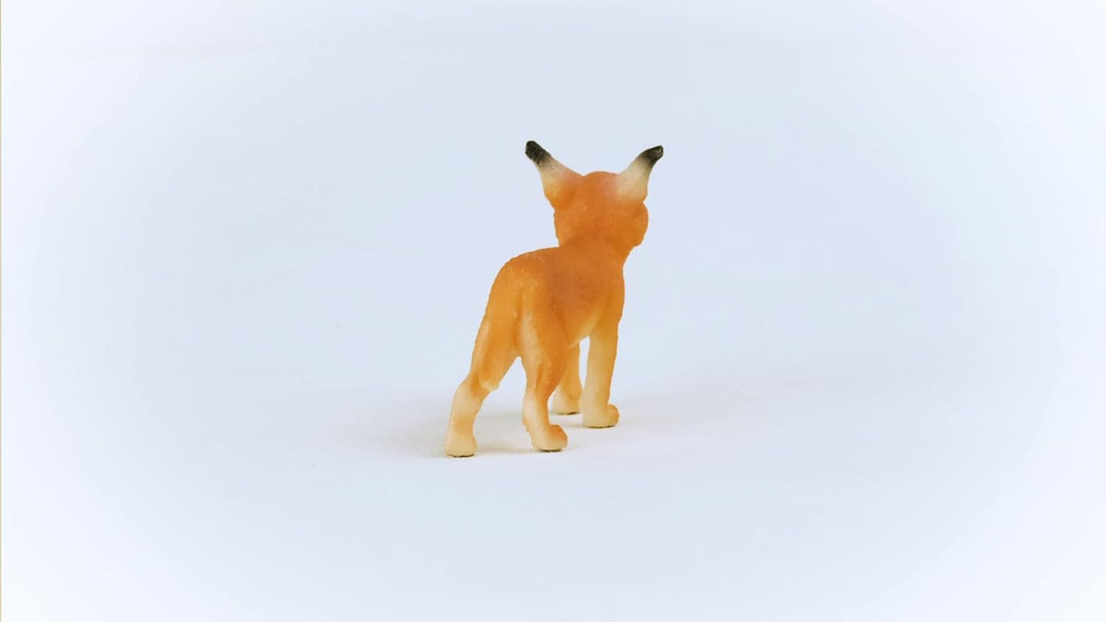 SCHLEICH 14868 Caracal Baby Wild Life Toy Figurine for children aged 3-8 Years