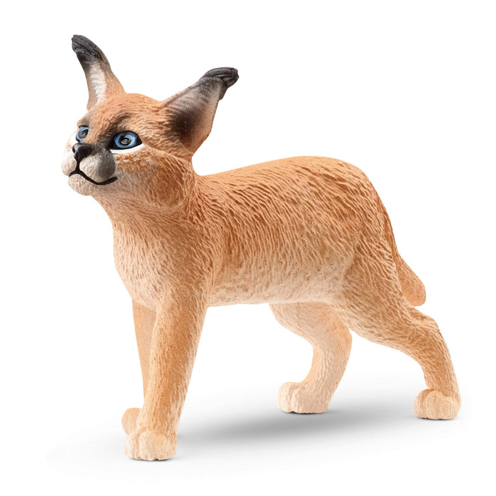 SCHLEICH 14868 Caracal Baby Wild Life Toy Figurine for children aged 3-8 Years
