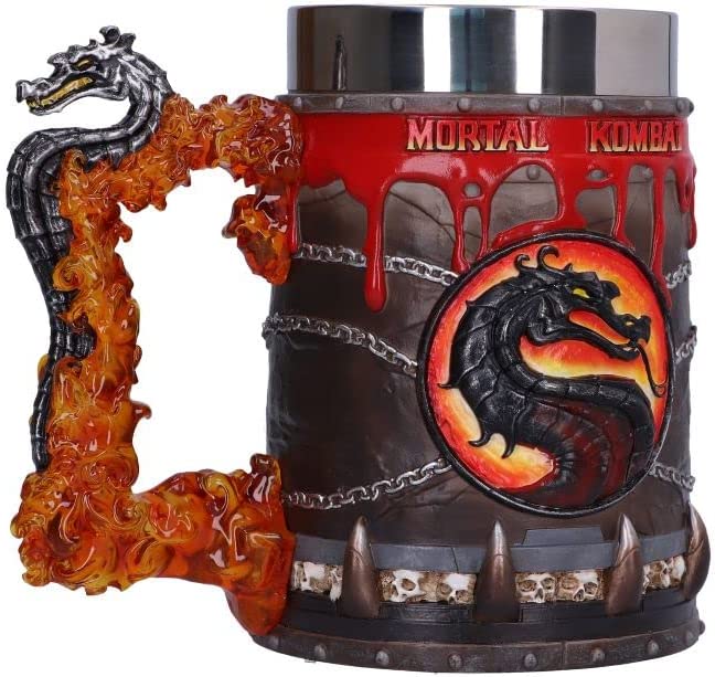 Nemesis Now Officially Licensed Mortal Kombat Tankard, Red, 15.5cm, Resin