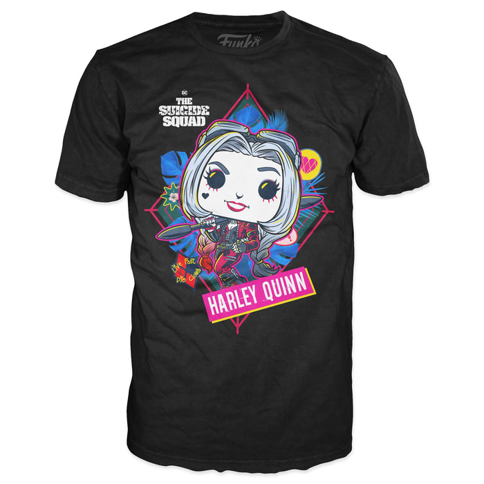 Funko Boxed Tees: DC - TSS Harley Quinn - Medium - DC Comics - T-Shirt - Clothes - Gift Idea - Short Sleeve Top for Adults Unisex Men and Women - Official Merchandise Fans Multicolour