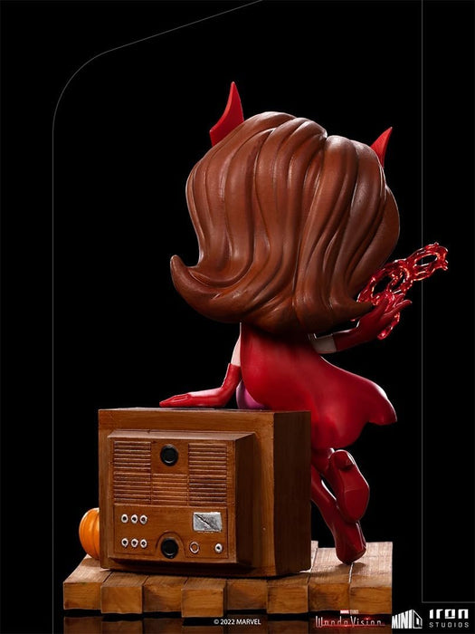 Iron Studios - MiniCo Figurines: Wandavision (Wanda - Halloween) Figure 7 in (H) x 5.5 in (W) x 5.9 in (D) Black