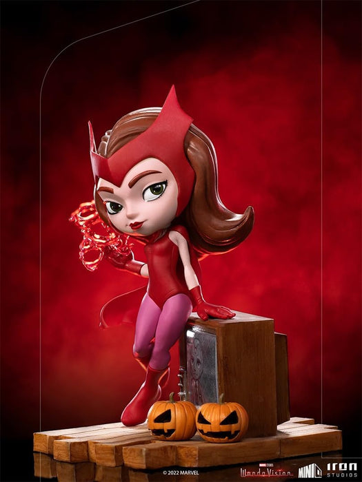 Iron Studios - MiniCo Figurines: Wandavision (Wanda - Halloween) Figure 7 in (H) x 5.5 in (W) x 5.9 in (D) Black