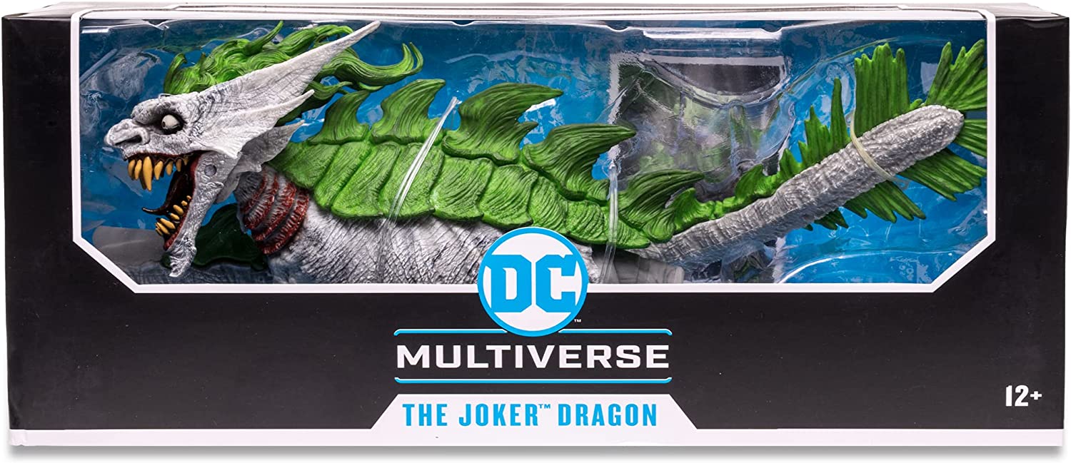 McFarlane Toys, DC Multiverse The Joker Dragon 7-inch Action Figure, Collectible DC Dark Nights: Metal Figure with Unique Collector Character Card – Ages 12+