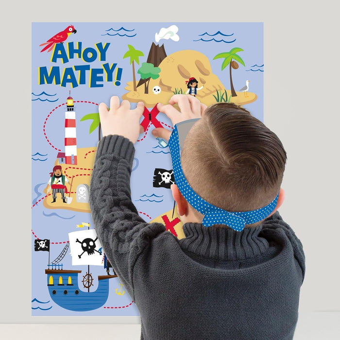"Ahoy Matey!" Pirate Party Game - 1 Pc
