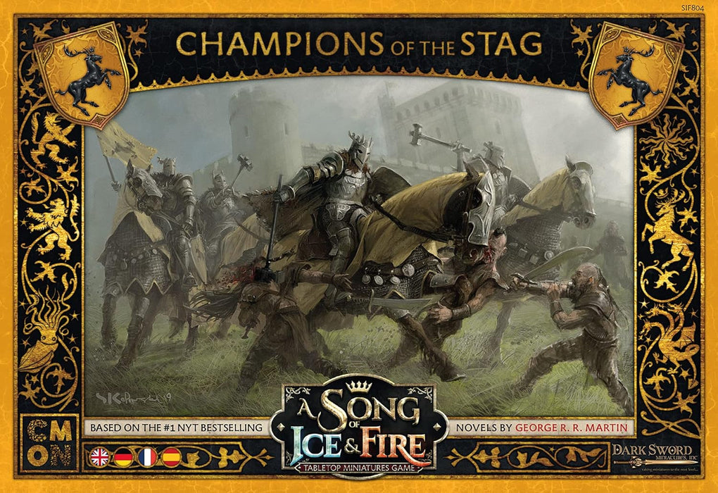 CMON Asmodee A Song of Ice & Fire – Stag Fighter | Expansion | Tabletop | 2 Players | From 14+ Years | 45+ Minutes | German | Multilingual