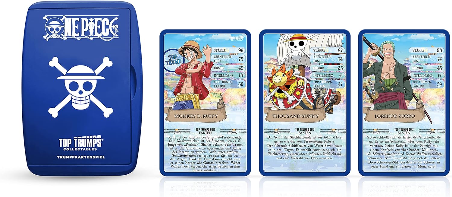 Top Trumps WIN64190 One Piece Collectables Zorro Card Games