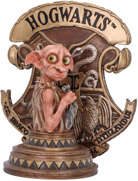 Nemesis Now Officially Licensed Harry Potter Dobby Bookend, Gold, 20cm 20cm Gold