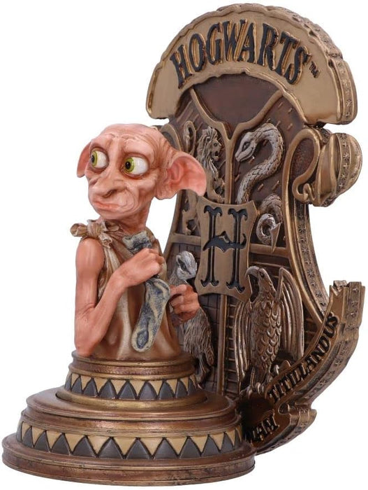 Nemesis Now Officially Licensed Harry Potter Dobby Bookend, Gold, 20cm 20cm Gold
