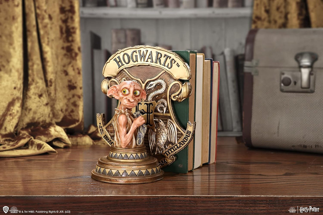 Nemesis Now Officially Licensed Harry Potter Dobby Bookend, Gold, 20cm 20cm Gold