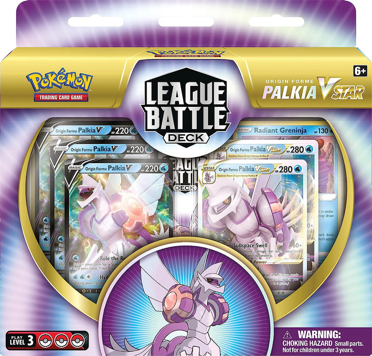Pokémon TCG: Origin Forme Palkia VSTAR League Battle Deck (60-Card Ready-to-Play Deck, 3 Foil V Cards & 2 Foil VSTAR Cards)