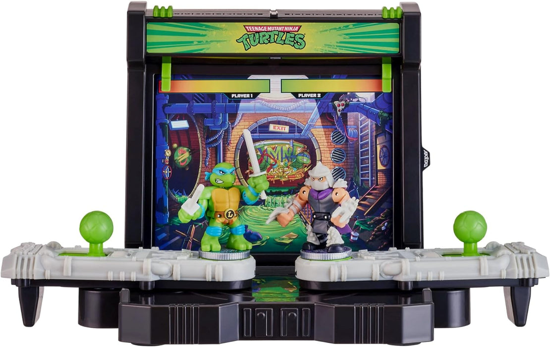 Legends Of Akedo Teenage Mutant Ninja Turtles Battle Arena with 35+ Battle Sound Effects and 2 Exclusive Battling Mini Warriors - Leonardo And Shredder,