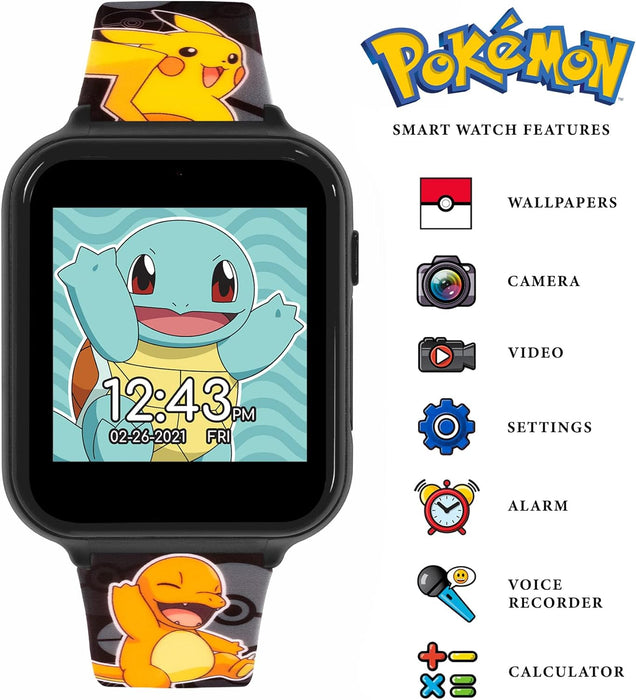 Pokemon Kids Smart Watch POK4231 Black