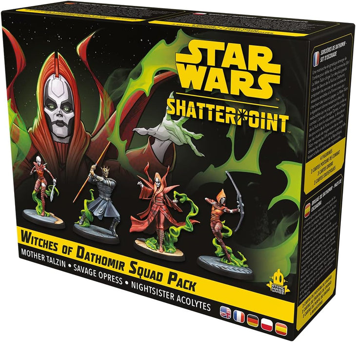 Atomic Mass Games | Star Wars Shatterpoint: Witches of Dathomir Squad Pack | Tabletop Miniatures Game | Ages 14+ | 2 Players | 90 Minutes Playing Time