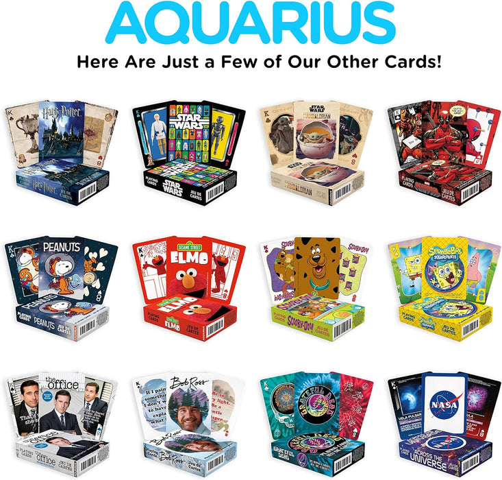 AQUARIUS Harry Potter Playing Cards - House Crests Themed Deck of Cards for Your Favorite Card Games - Officially Licensed Harry Potter Merchandise & Collectibles