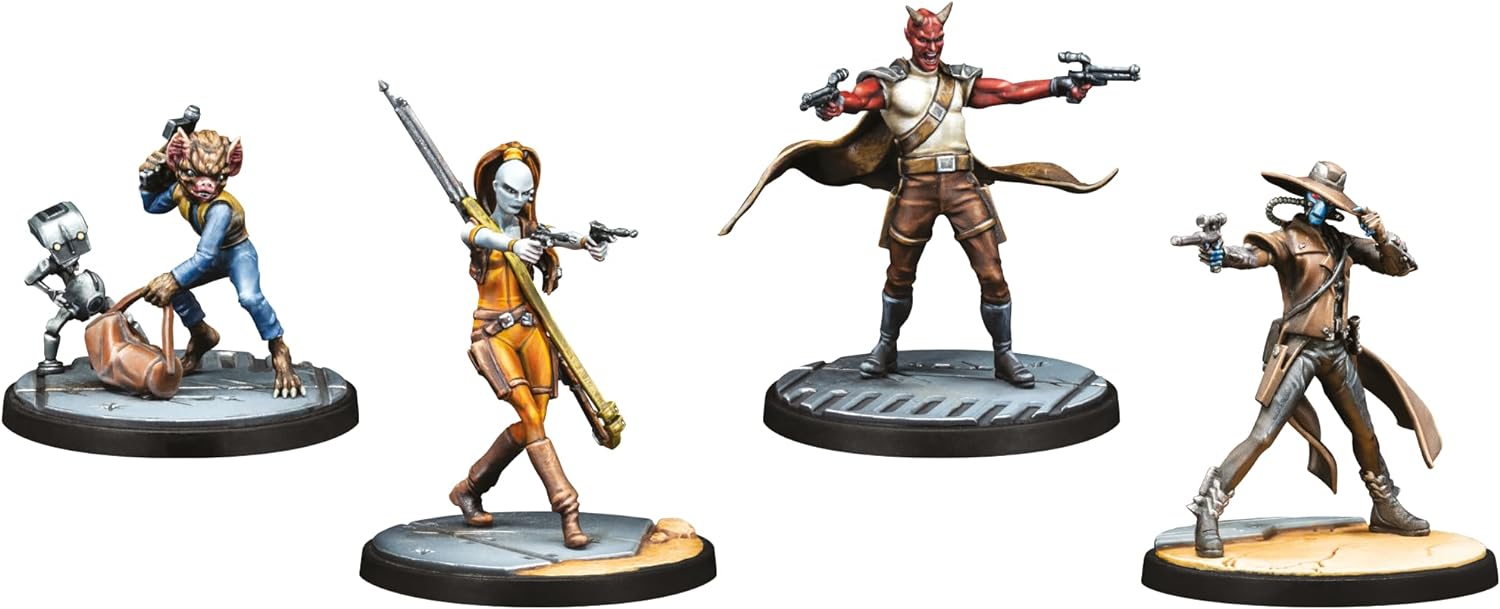 Atomic Mass Games | Star Wars Shatterpoint: Fistful of Credits - Cad Bane Squad Pack | Miniatures Game | Ages 14+ | 2+ Players | 90 Minutes Playing Time