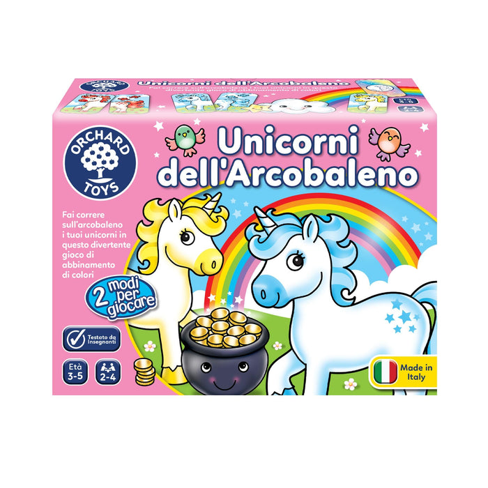 Rainbow Unicorns - Educational Game of Matching and Memory for children from 3 to 5 years (Italian Edition)