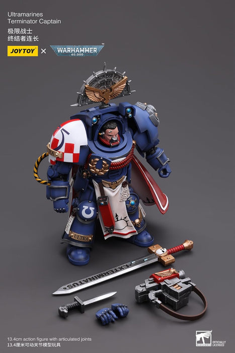 JoyToy Warhammer 40K: Ultramarines Terminator Captain 1:18 Scale Action Figure