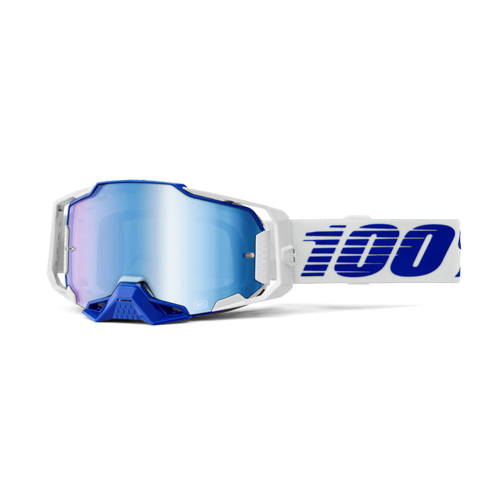 100% Armega Goggle Blue / Mirror Blue Lens