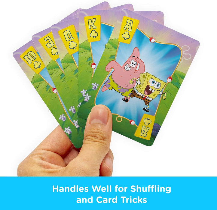 AQUARIUS SpongeBob Playing Cards - SpongeBob SquarePants Themed Deck of Cards for Your Favorite Card Games - Officially Licensed SpongeBob Merchandise & Collectibles