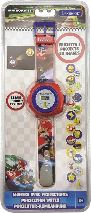 Lexibook - Adjustable Projection Watch Digital Screen Super Mario