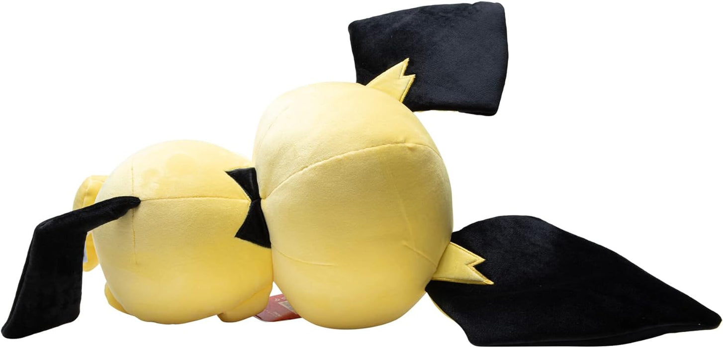 Pokémon PKW3113 Official & Premium Quality 18-inch Pichu Adorable, Ultra-Soft, Plush Toy, Perfect for Playing & Displaying-Gotta Catch ‘Em All, Black