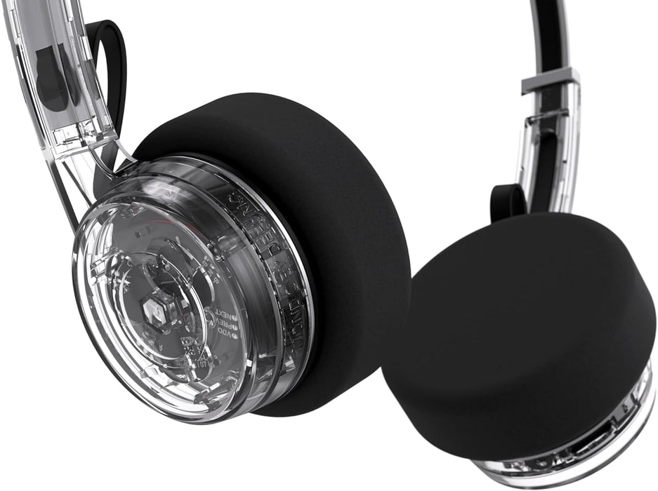 MONDO Freestyle On-Ear Bluetooth Headphones, Transparent
