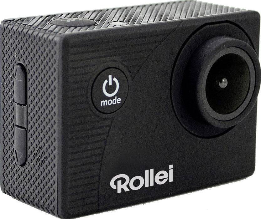 Rollei Actioncam 372 - Action Camcorder with Full HD Video Resolution 1080p/30 fps, Wide-angle lens, waterproof up to 30 m, incl. underwater protective case - Black