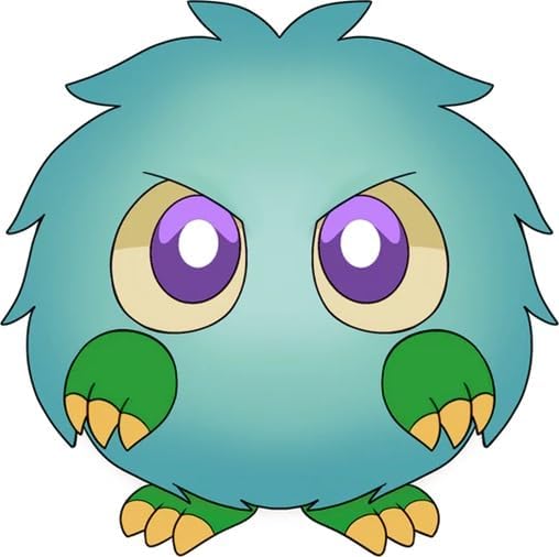 Yu-Gi-Oh! peluche Kuribah Stickie Blue 22 cm Modern