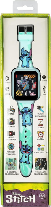 Disney Stitch Blue Kids Smart Watch LAS4027