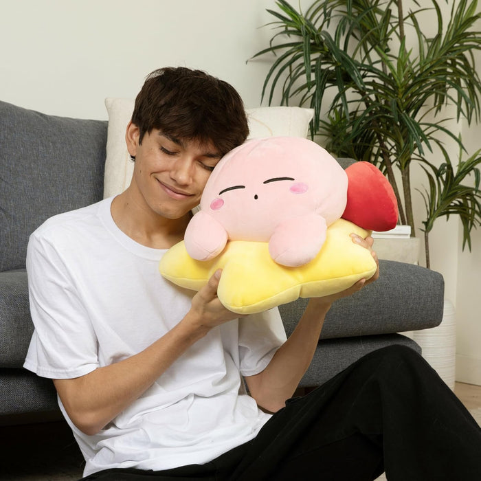 Club Mocchi Mocchi- Warp Star Kirby – Mega Plush Toy – 15 inch