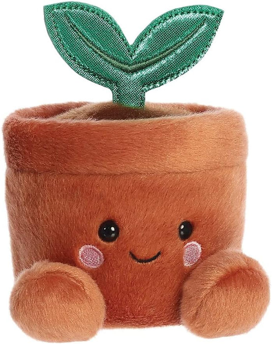 Aurora, 33793, Palm Pals Terra Potted Plant, 5In, Soft Toy, Brown