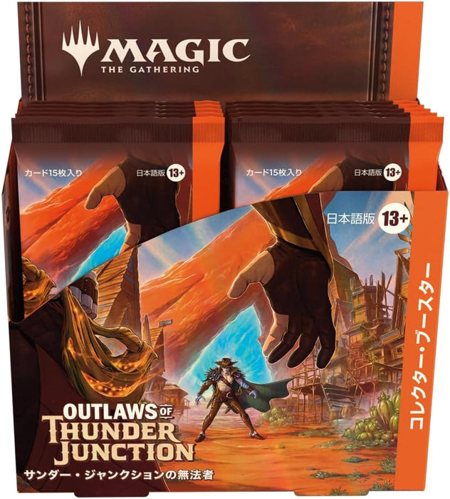 Magic: the Gathering Thunder Junction Outlaws Collector Booster Japanese Version 12 Pack MTG Trading Card Wizards of the Coast OTJ D32621400