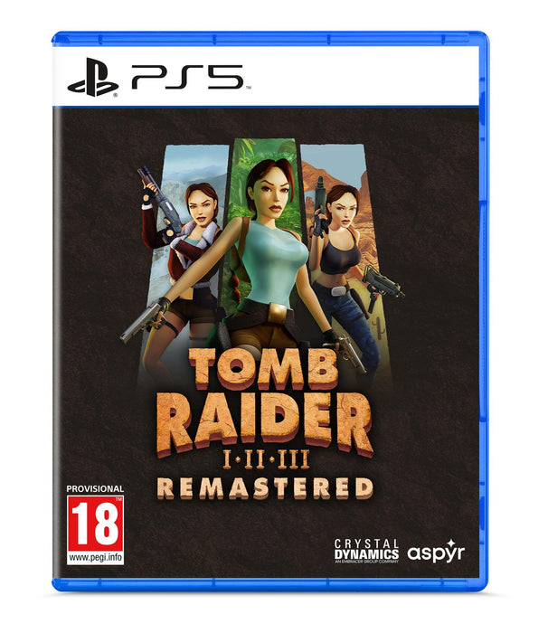 Tomb Raider 1-3 Remastered Starring Lara Croft - PS5 PlayStation 5 Standard Edition