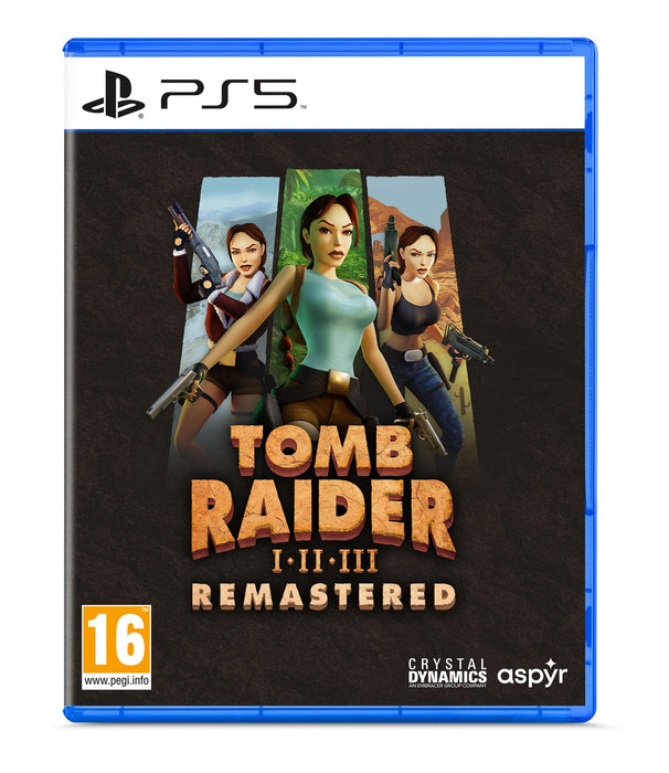 Tomb Raider 1-3 Remastered Starring Lara Croft - PS5 PlayStation 5 Standard Edition