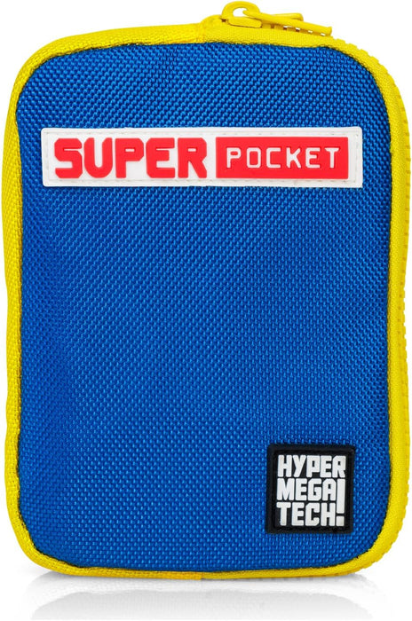 Blaze Evercade Hmt Super Pocket Fabric Case - Blue/Yellow