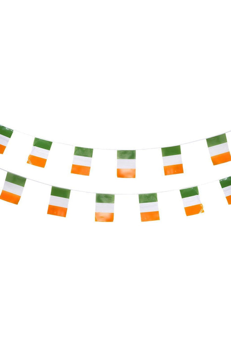 Smiffys St Patricks Day Rectangle Bunting, Plastic
