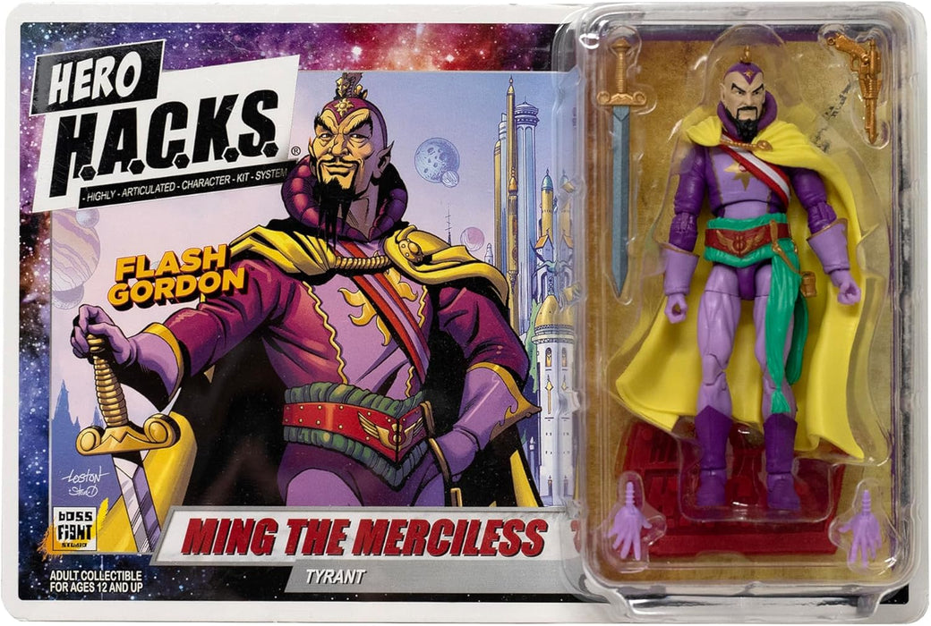 Flash Gordon Hero H.A.C.K.S. figurine Wave 01 Comic Ming