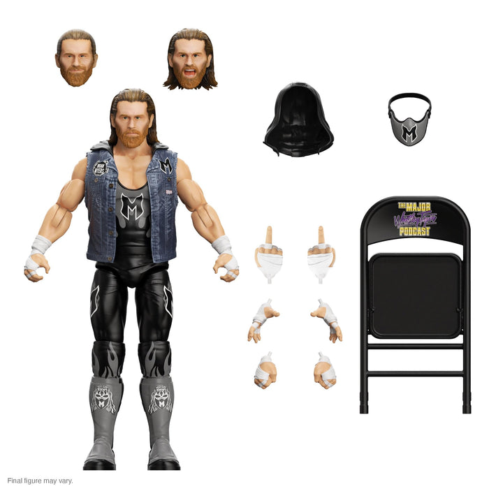 Super7 Major Wrestling Podcast Wave 2 Ultimates Brian Myers (Most Professional Wrestler) Action Figure 18cm