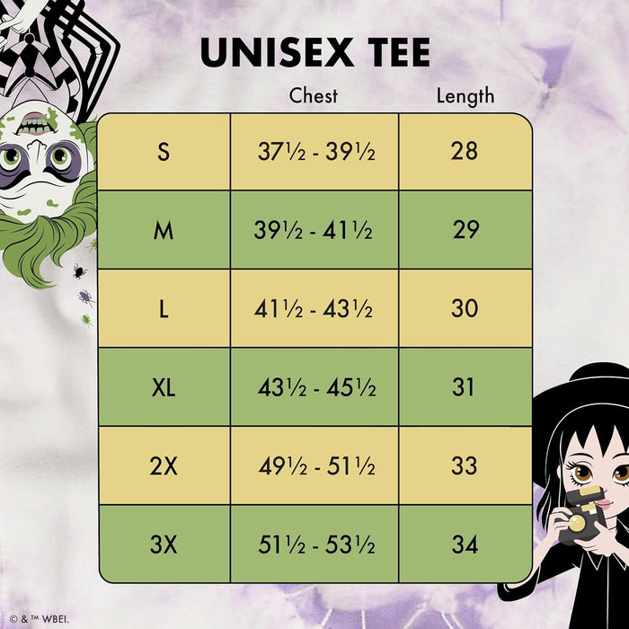 Loungefly Beetlejuice Unisex Tee Shirt Small