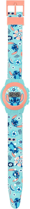 Stitch Kids Blue Digital Quartz Watch LAS4082ARG