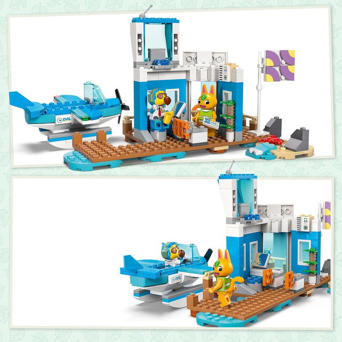 LEGO Animal Crossing Fly with Dodo Airlines Airport Playset, Plane Toy for 7 Plus Year Old Girls & Boys, with a Pilot Minifigure, Set Inspired by the Video Game Series, Birthday Gift for Kids 77051